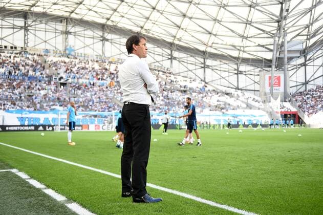 RUDI GARCIA (ENTRAINEUR MARSEILLE) FOOTBALL : Marseille vs Angers - Ligue 1 Conforama - 20 08 2017 FEP Panoramic 