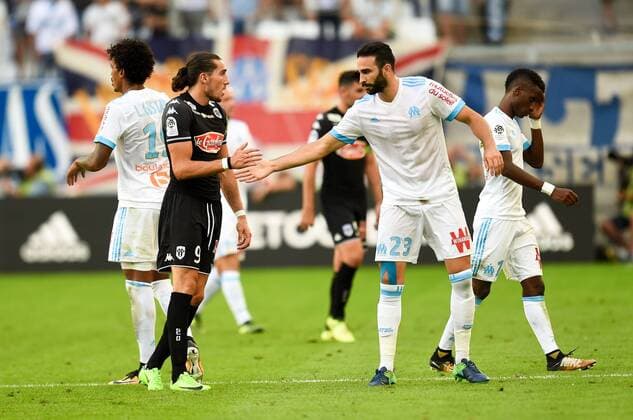 23 ADIL RAMI (om) - 09 Enzo CRIVELLI (sco) - FAIR PLAY FOOTBALL : Marseille vs Angers - Ligue 1 Conforama - 20 08 2017 FEP Panoramic 