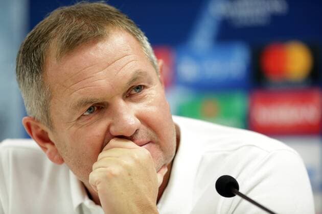 UEFA Champions League Play-offs - 2nd leg - HNK Rijeka press conference PK Pressekonferenz 21.08.2017., Rijeka, Croatia - Rijeka s coach Matjaz Kek during a press conference about the second leg of Champions League s qualifer match between HNK Rijeka and Olympiacos F.C. in Rijeka, Croatia, 21 August 2017.  NelxPavletic PIXSELL