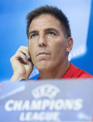Sevilla FC s head coach, Eduardo Berizzo, addresses a press conference PK Pressekonferenz after the team s training session in Seville, south Spain, 21 August 2017. The team prepares for the second leg match against Istanbul Basaksehir Fk during the last round prior the Champios League. Sevilla FC press conference !ACHTUNG: NUR REDAKTIONELLE NUTZUNG!  Copyright: xRAULxCAROx 20170821-636389245010441847