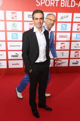 Philipp Lahm und Reinhold Beckmann Verleihung des Bild Award in der Fischauktionshalle Große Elbstraße in Hamburg am 21.8.2017