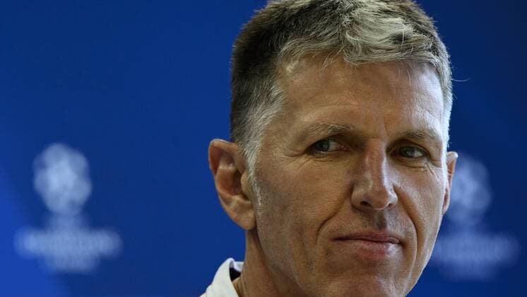 Jaroslav Silhavy, Head Coach of Slavia, speaks during the press conference PK Pressekonferenz prior to the UEFA Champions League play offs second leg soccer match between APOEL FC and SK Slavia Praha at Eden Arena in Prague, Czech Republic, on August 22, 2017. (CTKxPhoto MichalxKamaryt) CTKPhotoP201708220404601  kmt 2 K