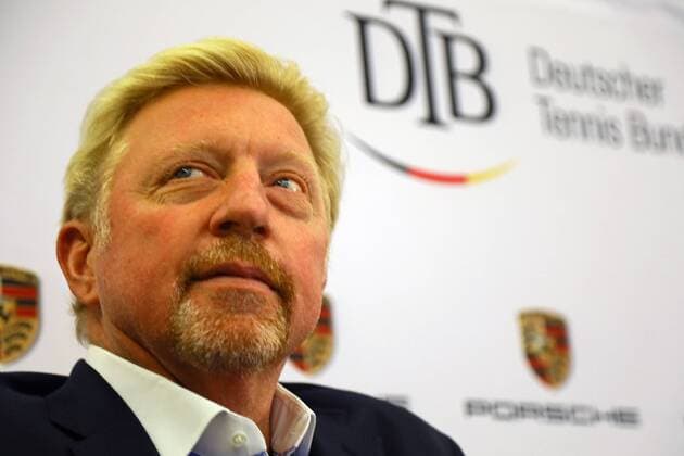 Bilder des Tages - SPORT Boris Becker (Head of Men s Tennis) kommt zur Pressekonferenz - 23.08.2017: DTB stellt Boris Becker als Head of men s Tennis vor, Plenarsaal Römer