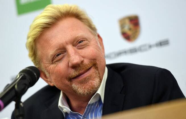 23.08.2017, xjhx, Tennis, Pressekonferenz mit Boris Becker und Barbara Rittner, emspor, v.l. Boris Becker (Head of Mens Tennis DTB) Frankfurt am Main