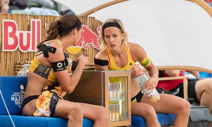 Swatch Beach volleyball Beachvolleyball FIVB World Tour Finals Hamburg am 23.08.2017 Kira Walkenhorst (GER), Laura Ludwig (GER); Swatch Beach Volleyball FIVB World Tour Finals Hamburg am 23.08.2017, Tennisstadion Am Rothenbaum Hamburg. xPWx