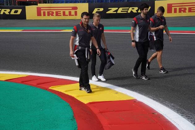 24.08.2017 - Kevin Magnussen (DEN) Haas F1 Team VF-17 Belgian Grand Prix, Spa-Francorchamps 24 - 27 August 2017 24.08.2017 - Kevin Magnussen (DEN) Haas F1 Team VF-17 