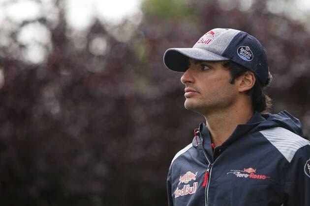 August 24, 2017 - Francorchamps, Belgium - CARLOS SAINZ jr of Spain and Scuderia Toro Rosso is seen during preparations of the 2017 Formula 1 Belgian Grand Prix in Francorchamps, Belgium. F1 2017 - Belgian Grand Prix - Preparations - ZUMAg147 20170824_zap_g147_006 Copyright: xJamesxGasperottix