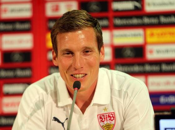 Bilder des Tages - SPORT VfB Stuttgart PK Wolf Deutschland, Stuttgart, 24.08.2017, Fussball, Bundesliga, Saison 2017 2018, VfB Stuttgart Pressekonferenz: Hannes Wolf (Trainer).