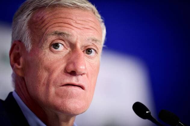 Didier Deschamps - selectionneur (France) FOOTBALL : Conference de presse de Didier Deschamps - siege FFF - 24 08 2017 JBAutissier Panoramic 