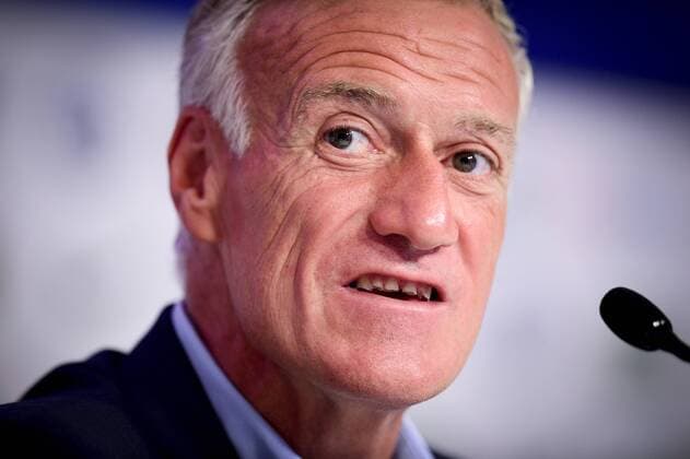 Didier Deschamps - selectionneur (France) FOOTBALL : Conference de presse de Didier Deschamps - siege FFF - 24 08 2017 JBAutissier Panoramic 