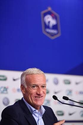 Didier Deschamps - selectionneur (France) FOOTBALL : Conference de presse de Didier Deschamps - siege FFF - 24 08 2017 JBAutissier Panoramic 