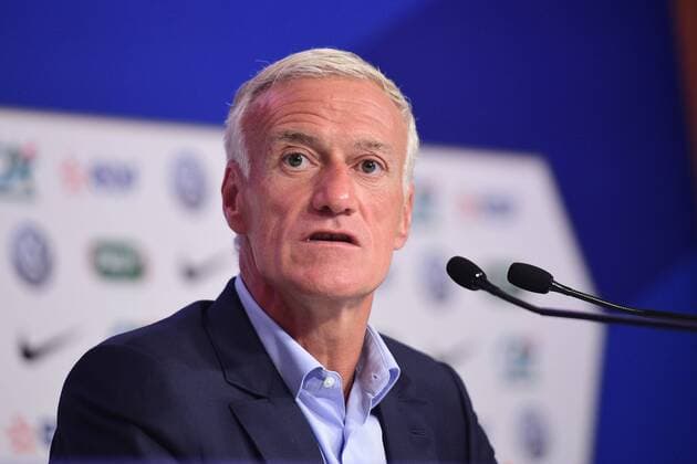 Didier Deschamps - selectionneur (France) FOOTBALL : Conference de presse de Didier Deschamps - siege FFF - 24 08 2017 JBAutissier Panoramic 