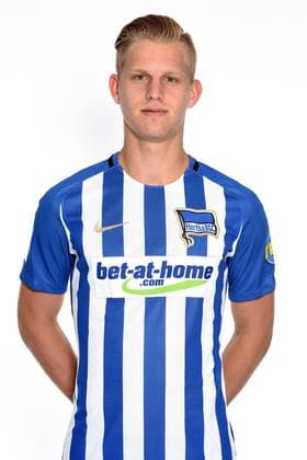 Fussball Berlin 06.07.2017 1. Bundesliga DFL GER Saison 2017 2018 Hertha BSC Berlin Porträttermin 2017 2018 Arne Maier Hertha BSC Portrait