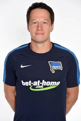 Fussball Berlin 08.07.2017 1. Bundesliga DFL GER Saison 2017 2018 Hertha BSC Berlin Porträttermin 2017 2018 Fitnesstrainer Henrik Kuchno Hertha BSC Portrait