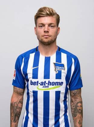 Fussball Berlin 21.07.2017 1. Bundesliga DFL GER Saison 2017 2018 Hertha BSC Berlin Porträttermin 2017 2018 Alexander Esswein Hertha BSC Portrait