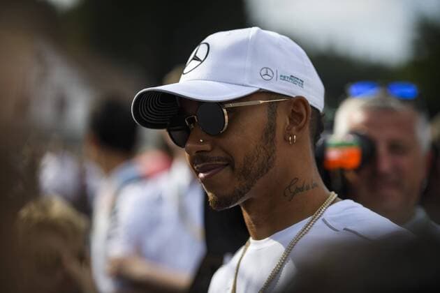 Mercedes British driver Lewis Hamilton pictured during preparations for the Grand Prix F1 of Belgium race, in Spa-Francorchamps, Thursday 24 August 2017. The Spa-Francorchamps Formula One Grand Prix takes place this weekend, from August 25th to August 27th. NICOLASxLAMBERT x05151712x