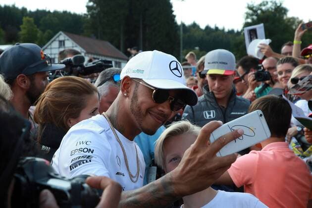 24.08.2017 - Lewis Hamilton (GBR) Mercedes AMG F1 W08 Belgian Grand Prix, Spa-Francorchamps 24 - 27 August 2017 24.08.2017 - Lewis Hamilton (GBR) Mercedes AMG F1 W08 