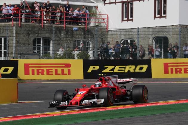 25.08.2017 - Free Practice 1, Kimi Raikkonen (FIN) Scuderia Ferrari SF70H Belgian Grand Prix, Spa-Francorchamps 24 - 27 August 2017 25.08.2017 - Free Practice 1, Kimi Raikkonen (FIN) Scuderia Ferrari SF70H 