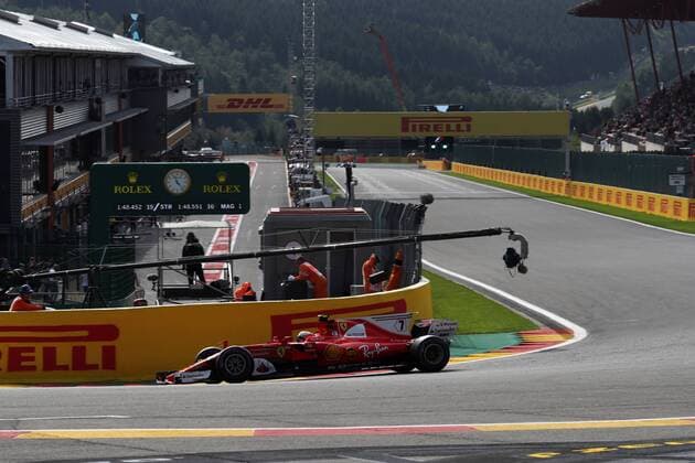 25.08.2017 - Free Practice 1, Kimi Raikkonen (FIN) Scuderia Ferrari SF70H Belgian Grand Prix, Spa-Francorchamps 24 - 27 August 2017 25.08.2017 - Free Practice 1, Kimi Raikkonen (FIN) Scuderia Ferrari SF70H 