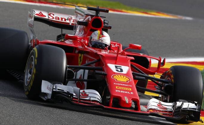 Motorsports: FIA Formula One World Championship WM Weltmeisterschaft 2017, Grand Prix of Belgium, 5 Sebastian Vettel (GER, Scuderia Ferrari), Spa-Francorchamps Belgium xHOCHxZWEIx
