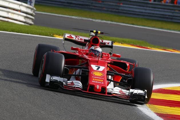 Motorsports: FIA Formula One World Championship WM Weltmeisterschaft 2017, Grand Prix of Belgium, 7 Kimi Raikkonen (FIN, Scuderia Ferrari), Spa-Francorchamps Belgium xHOCHxZWEIx