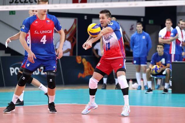 SZCZECIN, AZOTY ARENA 25.08.2017 CEV MISTRZOSTWA EUROPY W PILCE SIATKOWEJ MEZCZYZN LOTTO EUROVOLLEY POLAND 2017 SLOWACJA - CZECHY CEV MENS VOLLEYBALL European Championship EM Europameisterschaft LOTTO EUROVOLLEY POLAND 2017 SLOWACJA - CZECHY NZ MARTIN KRYSTOF FOT. KRZYSZTOF CICHOMSKI NEWSPIX.PL --- Newspix.pl  170825KCI009