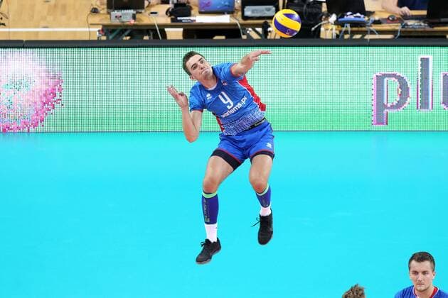 Bilder des Tages - SPORT SZCZECIN, AZOTY ARENA 25.08.2017 CEV MISTRZOSTWA EUROPY W PILCE SIATKOWEJ MEZCZYZN LOTTO EUROVOLLEY POLAND 2017 SLOWACJA - CZECHY CEV MENS VOLLEYBALL European Championship EM Europameisterschaft LOTTO EUROVOLLEY POLAND 2017 SLOWACJA - CZECHY NZ MAREK ZMRHAL FOT. KRZYSZTOF CICHOMSKI NEWSPIX.PL --- Newspix.pl  170825KCI042