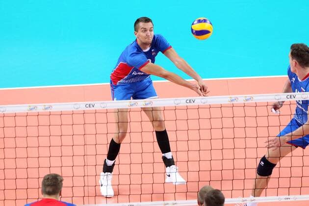 SZCZECIN, AZOTY ARENA 25.08.2017 CEV MISTRZOSTWA EUROPY W PILCE SIATKOWEJ MEZCZYZN LOTTO EUROVOLLEY POLAND 2017 SLOWACJA - CZECHY CEV MENS VOLLEYBALL European Championship EM Europameisterschaft LOTTO EUROVOLLEY POLAND 2017 SLOWACJA - CZECHY NZ MARCEL LUX FOT. KRZYSZTOF CICHOMSKI NEWSPIX.PL --- Newspix.pl  170825KCI064