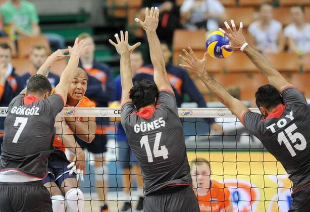 2017.08.25 Katowice Siatkowka mezczyzn Lotto Mistrzostwa Europy 2017 Lotto Eurovolley 2017 - Holandia - Turcja N z {persons} Foto Rafal Rusek PressFocus NEWSPIX.PL 2017.08.25 Katowice European Men s Volleyball Championships 2017 Netherlands - Turkey {persons} Credit: Rafal Rusek PressFocus --- Newspix.pl  20170825PF_RR016