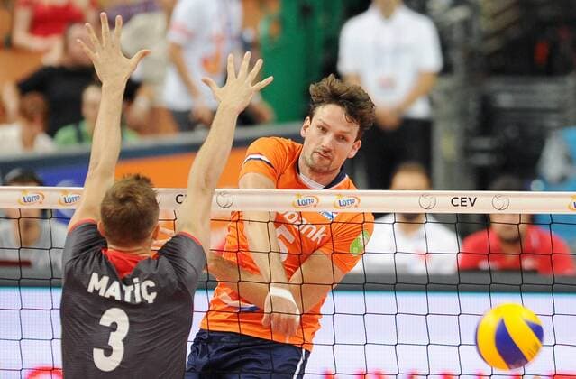 2017.08.25 Katowice Siatkowka mezczyzn Lotto Mistrzostwa Europy 2017 Lotto Eurovolley 2017 - Holandia - Turcja N z {persons} Foto Rafal Rusek PressFocus NEWSPIX.PL 2017.08.25 Katowice European Men s Volleyball Championships 2017 Netherlands - Turkey {persons} Credit: Rafal Rusek PressFocus --- Newspix.pl  20170825PF_RR022