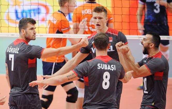 2017.08.25 Katowice Siatkowka mezczyzn Lotto Mistrzostwa Europy 2017 Lotto Eurovolley 2017 - Holandia - Turcja N z {persons} Foto Rafal Rusek PressFocus NEWSPIX.PL 2017.08.25 Katowice European Men s Volleyball Championships 2017 Netherlands - Turkey {persons} Credit: Rafal Rusek PressFocus --- Newspix.pl  20170825PF_RR024
