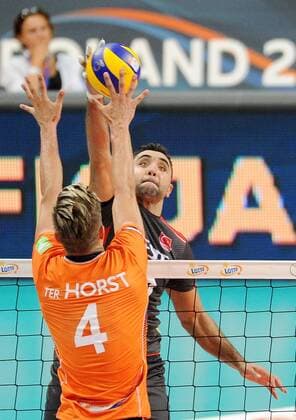 2017.08.25 Katowice Siatkowka mezczyzn Lotto Mistrzostwa Europy 2017 Lotto Eurovolley 2017 - Holandia - Turcja N z {persons} Foto Rafal Rusek PressFocus NEWSPIX.PL 2017.08.25 Katowice European Men s Volleyball Championships 2017 Netherlands - Turkey {persons} Credit: Rafal Rusek PressFocus --- Newspix.pl  20170825PF_RR039