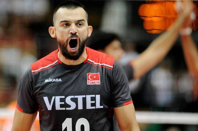 2017.08.25 Katowice Siatkowka mezczyzn Lotto Mistrzostwa Europy 2017 Lotto Eurovolley 2017 - Holandia - Turcja N z EKSI Arslan (c) Foto Rafal Rusek PressFocus NEWSPIX.PL 2017.08.25 Katowice European Men s Volleyball Championships 2017 Netherlands - Turkey EKSI Arslan (c) Credit: Rafal Rusek PressFocus --- Newspix.pl  20170825PF_RR100