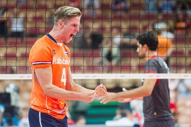 2017.08.25 KATOWICE CEV MISTRZOSTWA EUROPY W PILCE SIATKOWEJ MEZCZYZN LOTTO EUROVOLLEY POLAND 2017 HOLANDIA - TURCJA NZ THIJS TER HORST FOT LUKASZ KRAJEWSKI FOKUSMEDIA NEWSPIX.PL Men s volleyball. European Championship EM Europameisterschaft Poland 2017 Netherlands vs Turkey --- Newspix.pl  CRAJU250817_137