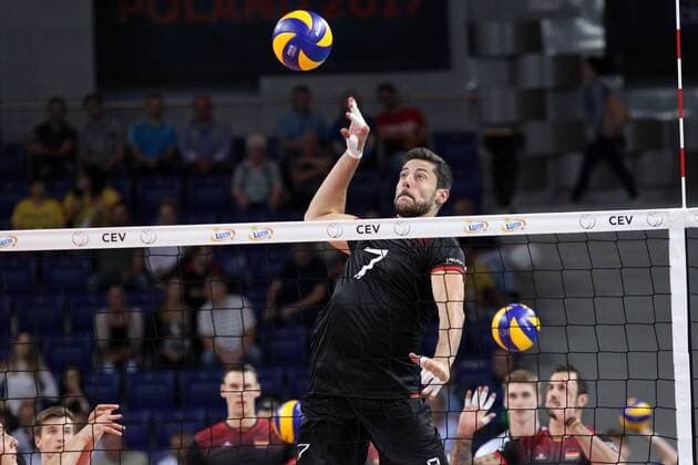 SZCZECIN, AZOTY ARENA 25.08.2017 CEV MISTRZOSTWA EUROPY W PILCE SIATKOWEJ MEZCZYZN LOTTO EUROVOLLEY POLAND 2017 NIEMCY - WLOCHY CEV MENS VOLLEYBALL European Championship EM Europameisterschaft LOTTO EUROVOLLEY POLAND 2017 NIEMCY - WLOCHY NZ MICHAEL ANDREI FOT. KRZYSZTOF CICHOMSKI NEWSPIX.PL --- Newspix.pl  170825KCI156