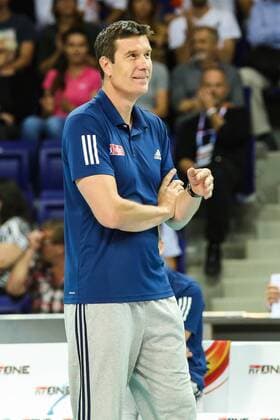 August 25, 2017 - Szczecin, Poland - Coach Michal Nekola (CZE) during Volleyball European Championships Poland 2017 match Czech Republic and Slovakia on 25 August 2017 in Szczecin, Poland. Czech Republic v Slovakia - Volleyball European Championships  - ZUMAn230 20170825_zaa_n230_361 Copyright: xFotoxOlimpikx