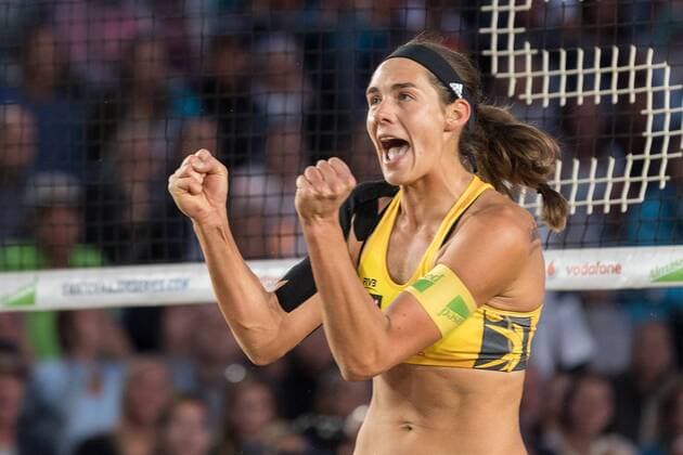 Swatch Beach volleyball Beachvolleyball FIVB World Tour Finals Hamburg am 25.08.2017 Kira Walkenhorst (GER); Swatch Beach Volleyball FIVB World Tour Finals Hamburg am 25.08.2017, Tennisstadion Am Rothenbaum Hamburg. xPWx