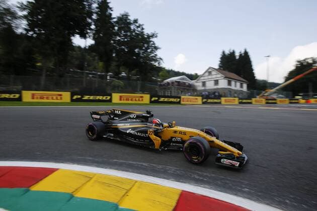 Nico Hulkenberg of Germany and Renault F1 Team during the Formula 1 Grand Prix of Belgium at Circuit de Spa-Francorchamps, Stavelot, Belgium on 26 August 2017. Copyright: xJamesxGasperottix 16370053