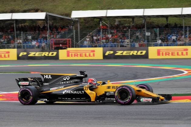 26.08.2017 - Free Practice 3, Nico Hulkenberg (GER) Renault F1 Team RS17 Belgian Grand Prix, Spa-Francorchamps 24 - 27 August 2017 26.08.2017 - Free Practice 3, Nico Hulkenberg (GER) Renault Sport F1 Team RS17 