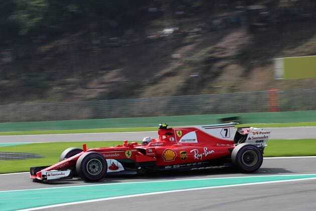 26.08.2017 - Free Practice 3, Kimi Raikkonen (FIN) Scuderia Ferrari SF70H Belgian Grand Prix, Spa-Francorchamps 24 - 27 August 2017 26.08.2017 - Free Practice 3, Kimi Raikkonen (FIN) Scuderia Ferrari SF70H 