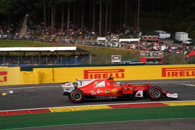 26.08.2017 - Free Practice 3, Kimi Raikkonen (FIN) Scuderia Ferrari SF70H Belgian Grand Prix, Spa-Francorchamps 24 - 27 August 2017 26.08.2017 - Free Practice 3, Kimi Raikkonen (FIN) Scuderia Ferrari SF70H 