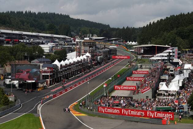 Bilder des Tages - SPORT 26.08.2017 - Free Practice 3, Esteban Ocon (FRA) Sahara Force India F1 VJM10 Belgian Grand Prix, Spa-Francorchamps 24 - 27 August 2017 26.08.2017 - Free Practice 3, Esteban Ocon (FRA) Sahara Force India F1 VJM10 