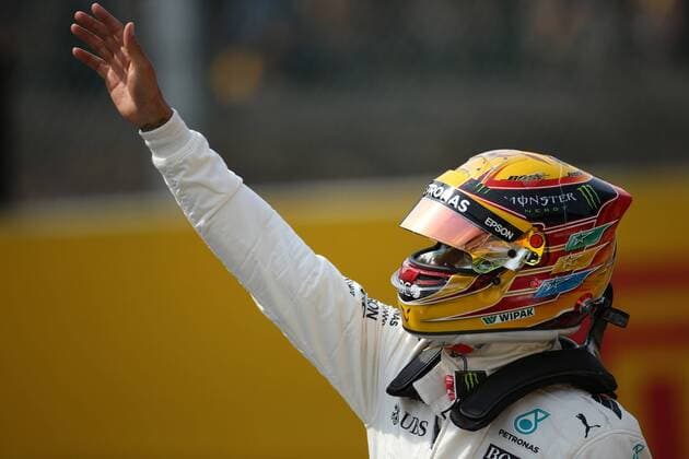 Bilder des Tages - SPORT 26.08.2017 - Qualifying, Lewis Hamilton (GBR) Mercedes AMG F1 W08 pole position Belgian Grand Prix, Spa-Francorchamps 24 - 27 August 2017 26.08.2017 - Qualifying, Lewis Hamilton (GBR) Mercedes AMG F1 W08 pole position 