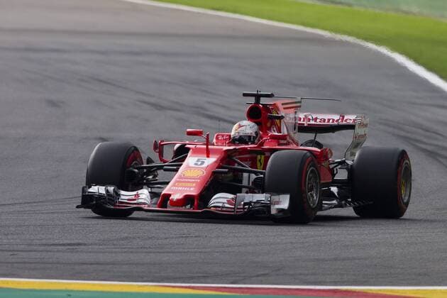 August 26, 2017 - Spa, Belgium - 05 VETTEL Sebastian from Germany of scuderia Ferrari during the Formula One Belgian Grand Prix at Circuit de Spa-Francorchamps on August 26, 2017 in Spa, Belgium. F1 Grand Prix of Belgium - Qualifying  - ZUMAn230 20170826_zaa_n230_016 Copyright: xXavierxBonillax