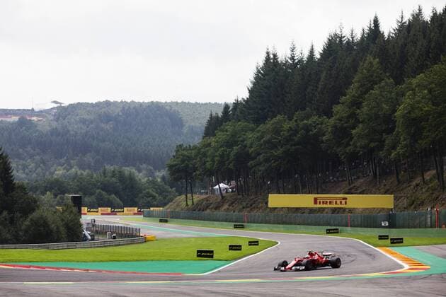 August 26, 2017 - Spa, Belgium - 07 RAIKKONEN Kimi from Finland of scuderia Ferrari during the Formula One Belgian Grand Prix at Circuit de Spa-Francorchamps on August 26, 2017 in Spa, Belgium. F1 Grand Prix of Belgium - Qualifying  - ZUMAn230 20170826_zaa_n230_018 Copyright: xXavierxBonillax