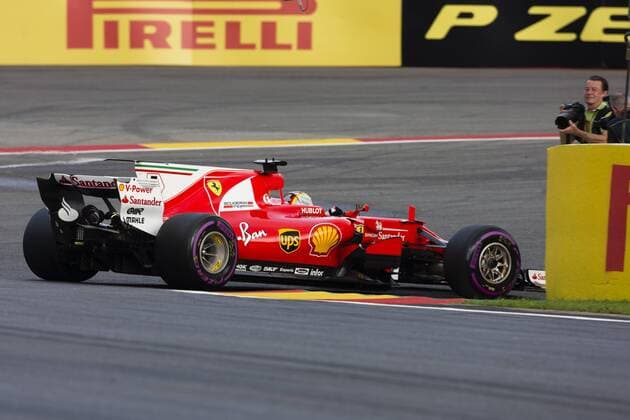 Bilder des Tages - SPORT August 26, 2017 - Spa, Belgium - 05 VETTEL Sebastian from Germany of scuderia Ferrari during the Formula One Belgian Grand Prix at Circuit de Spa-Francorchamps on August 26, 2017 in Spa, Belgium. F1 Grand Prix of Belgium - Qualifying  - ZUMAn230 20170826_zaa_n230_029 Copyright: xXavierxBonillax