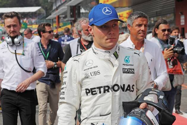 26.08.2017 - Qualifying, 3rd place Valtteri Bottas (FIN) Mercedes AMG F1 W08 Belgian Grand Prix, Spa-Francorchamps 24 - 27 August 2017 26.08.2017 - Qualifying, 3rd place Valtteri Bottas (FIN) Mercedes AMG F1 W08 
