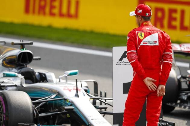 Motorsports: FIA Formula One World Championship WM Weltmeisterschaft 2017, Grand Prix of Belgium, 5 Sebastian Vettel (GER, Scuderia Ferrari), Spa-Francorchamps Belgium xHOCHxZWEIx