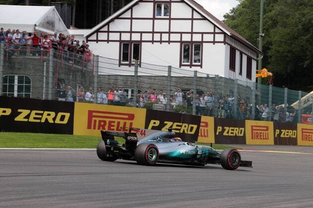 26.08.2017 - Qualifying, Lewis Hamilton (GBR) Mercedes AMG F1 W08 Belgian Grand Prix, Spa-Francorchamps 24 - 27 August 2017 26.08.2017 - Qualifying, Lewis Hamilton (GBR) Mercedes AMG F1 W08 