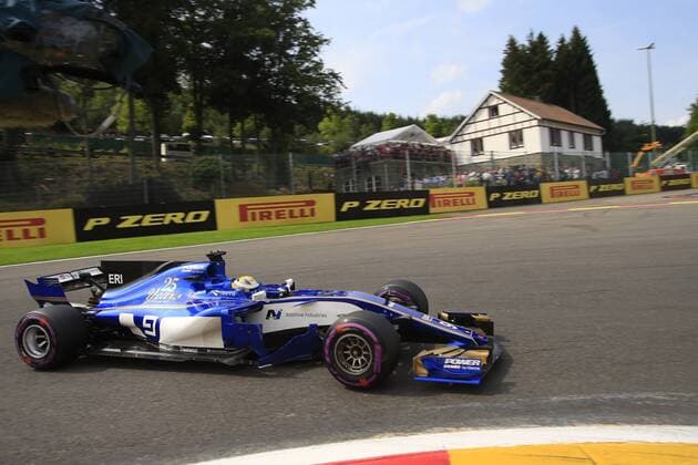 26.08.2017 - Qualifying, Marcus Ericsson (SUE) Sauber C36 Belgian Grand Prix, Spa-Francorchamps 24 - 27 August 2017 26.08.2017 - Qualifying, Marcus Ericsson (SUE) Sauber C36 